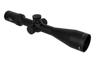 Trijicon Tenmile 4-24x50mm rifle scope is a highly versatile mid-range scope with red illuminated MRAD Ranging reticle.